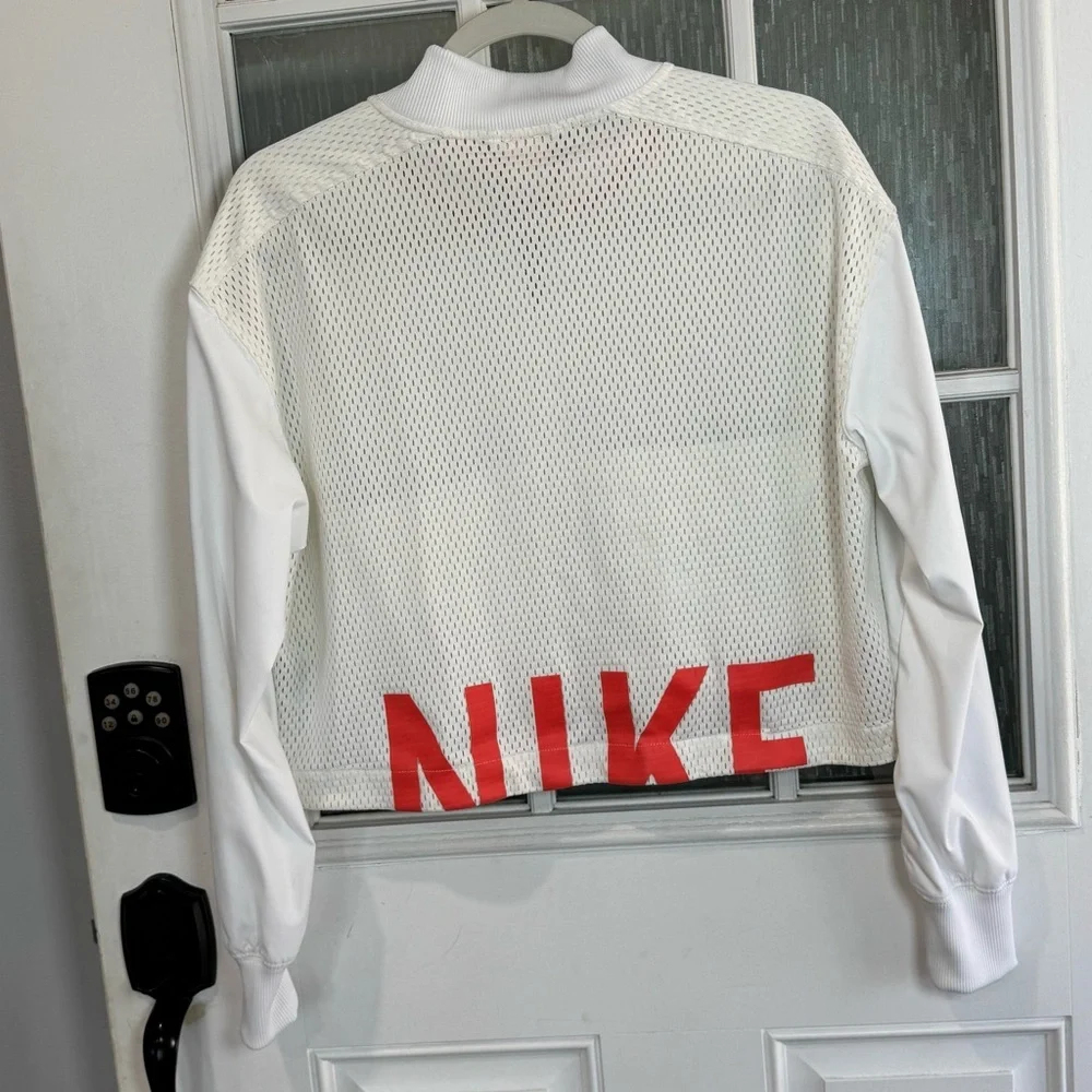 Nike Women's White Bomber Jacket - Picture 4 of 13